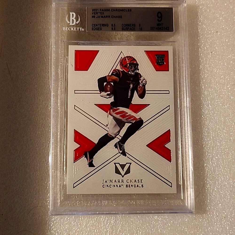 2021 Panini Chronicles Vertex Ja'Marr Chase mint 9
